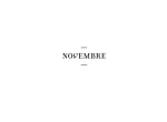 NOVEMBRE / NOVEMBER